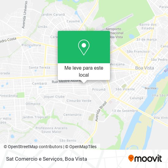 Sat Comercio e Serviços mapa