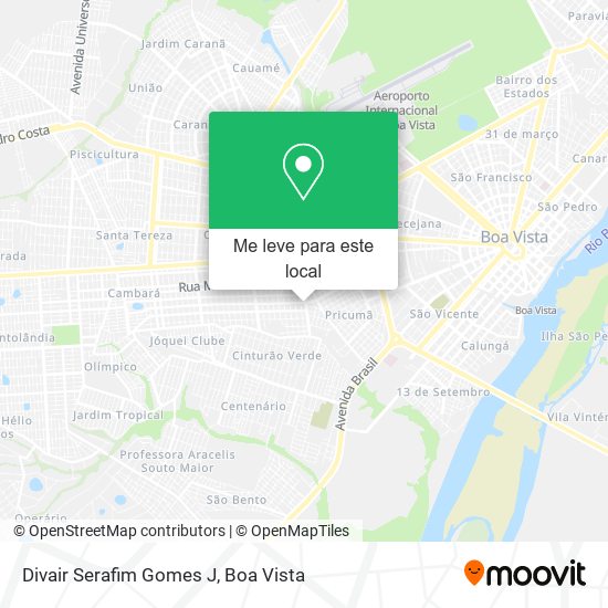 Divair Serafim Gomes J mapa