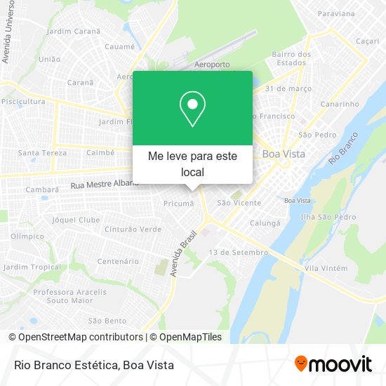 Rio Branco Estética mapa