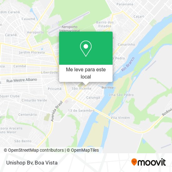 Unishop Bv mapa