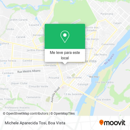 Michele Aparecida Tosi mapa