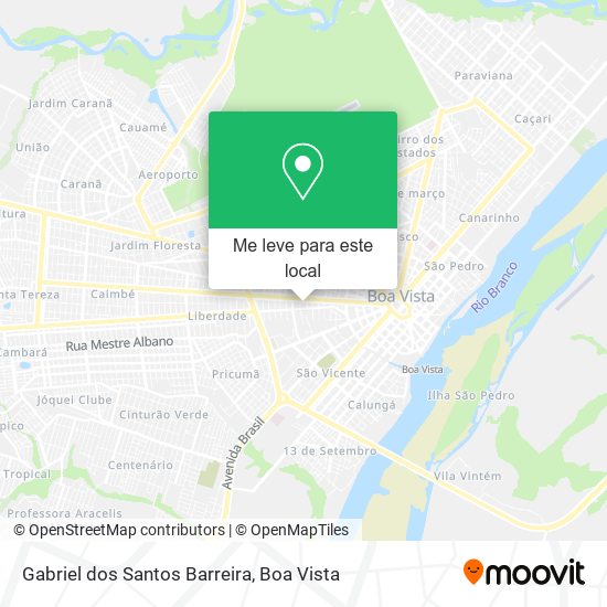 Gabriel dos Santos Barreira mapa