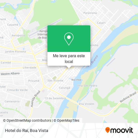 Hotel do Raí mapa
