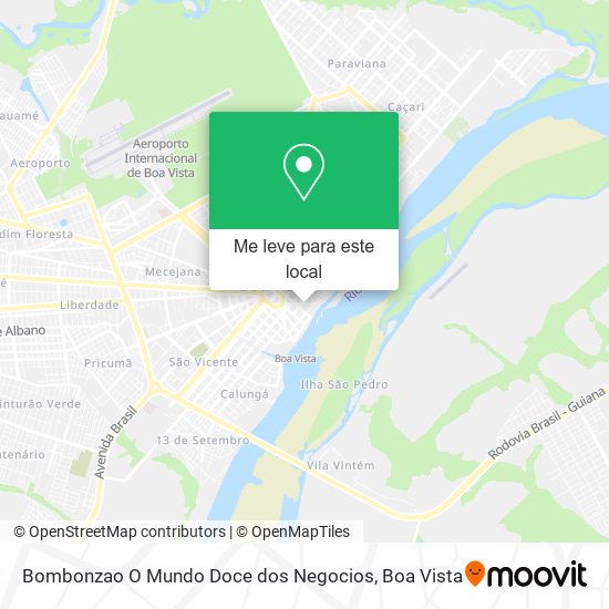 Bombonzao O Mundo Doce dos Negocios mapa