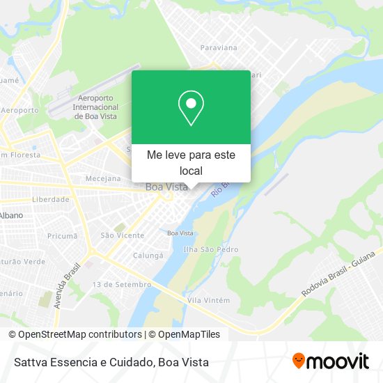 Sattva Essencia e Cuidado mapa