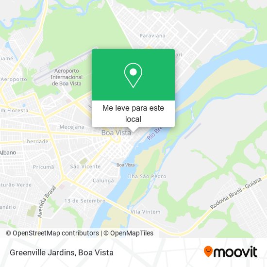 Greenville Jardins mapa