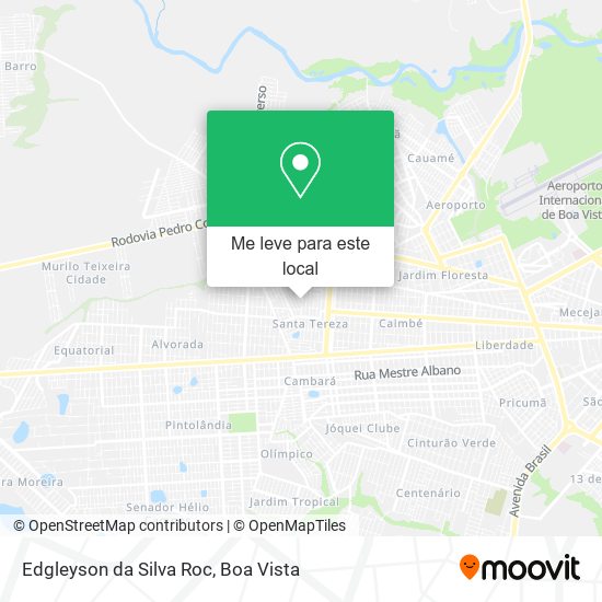 Edgleyson da Silva Roc mapa
