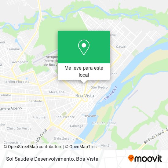 Sol Saude e Desenvolvimento mapa