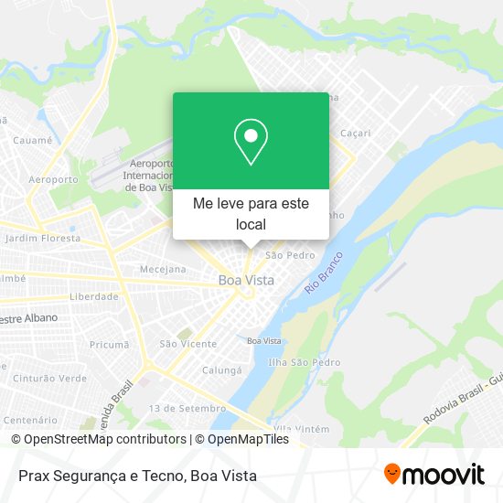 Prax Segurança e Tecno mapa