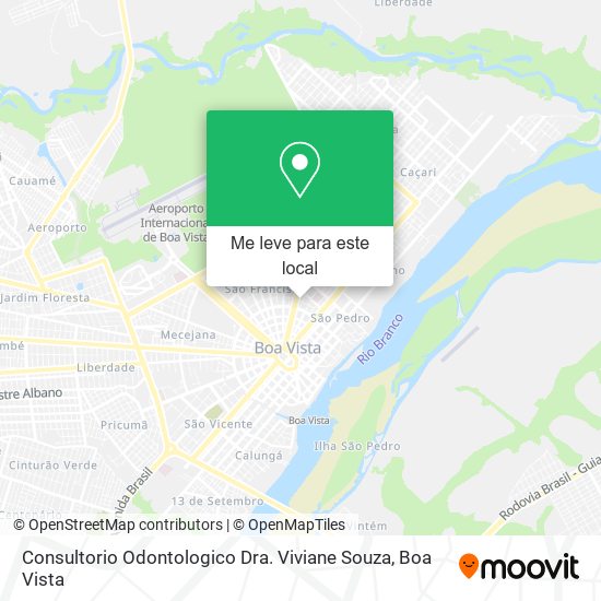 Consultorio Odontologico Dra. Viviane Souza mapa