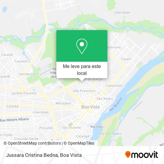 Jussara Cristina Bedna mapa