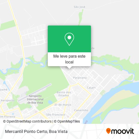 Mercantil Ponto Certo mapa