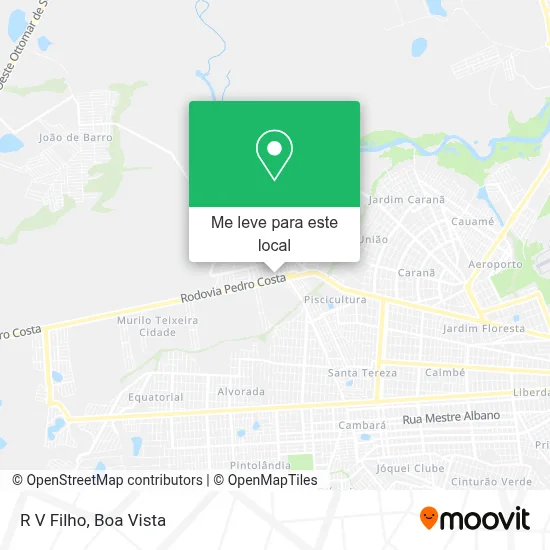 R V Filho mapa