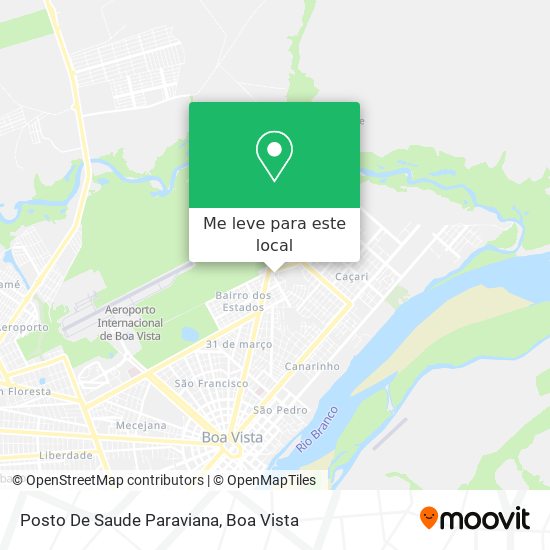 Posto De Saude Paraviana mapa