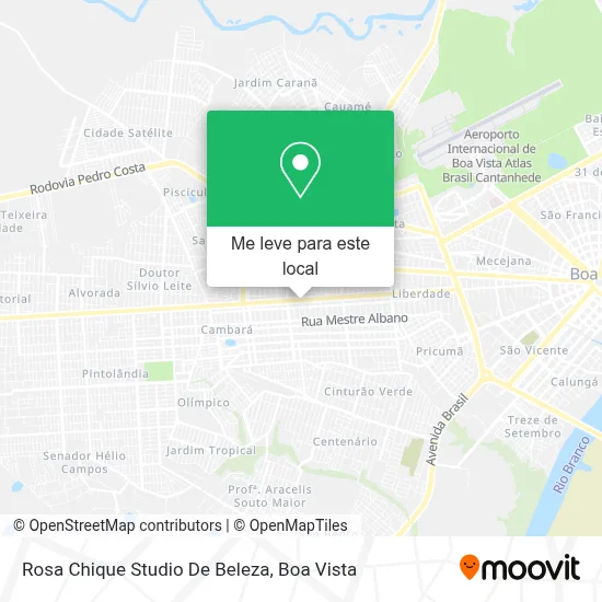 Rosa Chique Studio De Beleza mapa