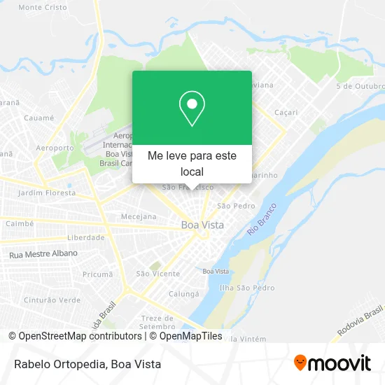 Rabelo Ortopedia mapa