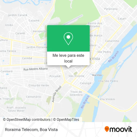 Roraima Telecom mapa