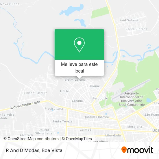 R And D Modas mapa