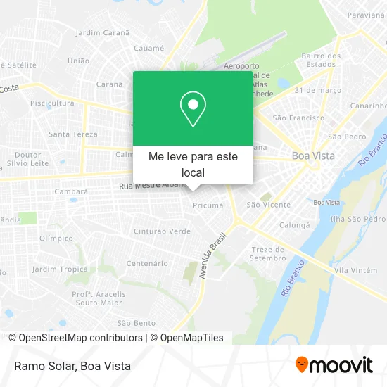 Ramo Solar mapa