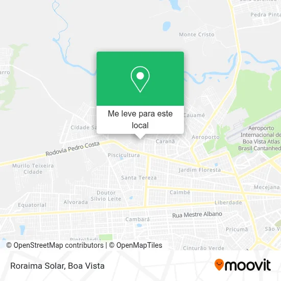 Roraima Solar mapa