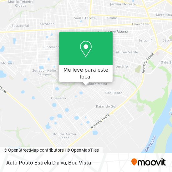 Auto Posto Estrela D'alva mapa