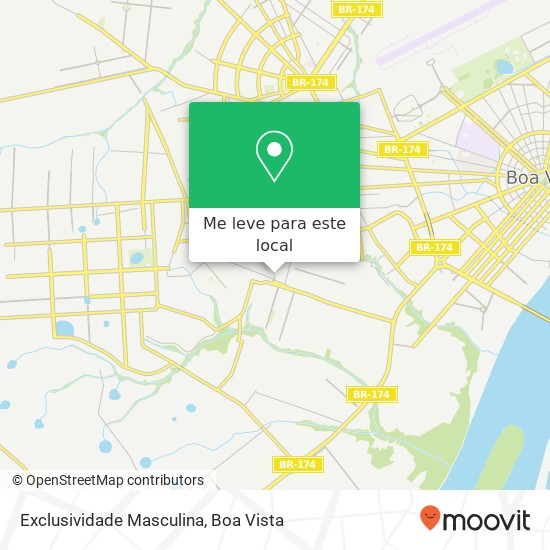 Exclusividade Masculina mapa