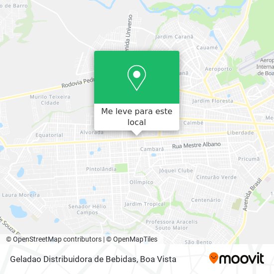 Geladao Distribuidora de Bebidas mapa