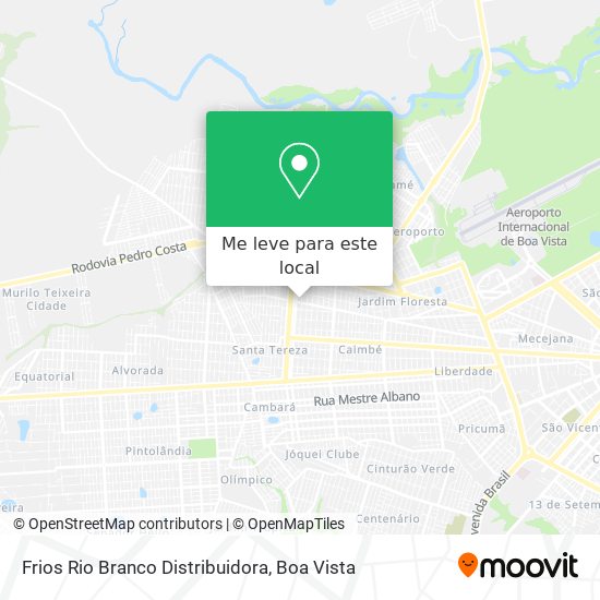 Frios Rio Branco Distribuidora mapa