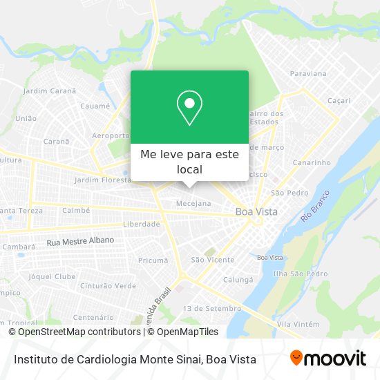 Instituto de Cardiologia Monte Sinai mapa