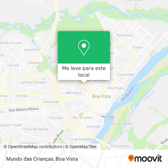 Mundo das Crianças mapa