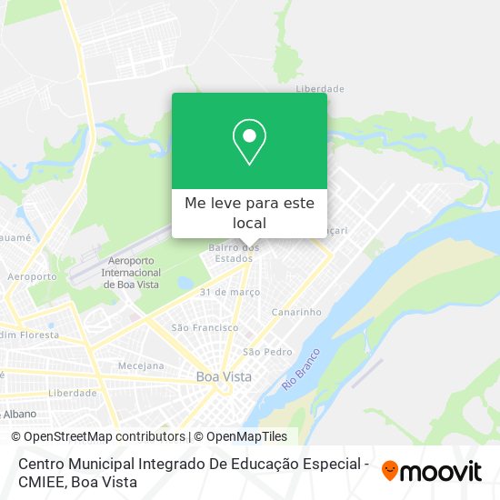 Centro Municipal Integrado De Educação Especial - CMIEE mapa