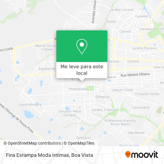 Fina Estampa Moda Intimas mapa