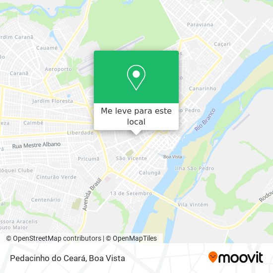 Pedacinho do Ceará mapa