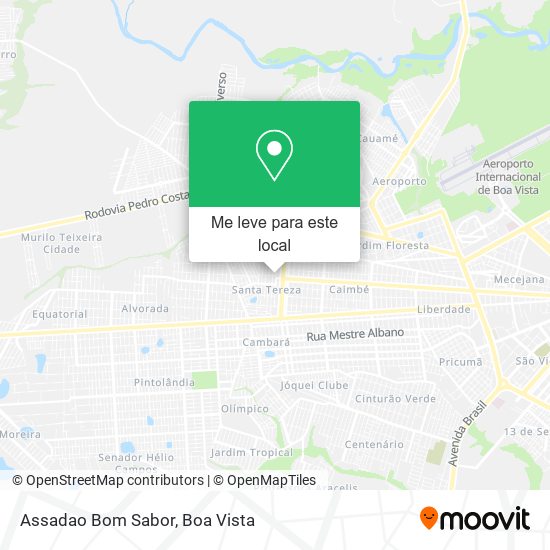 Assadao Bom Sabor mapa