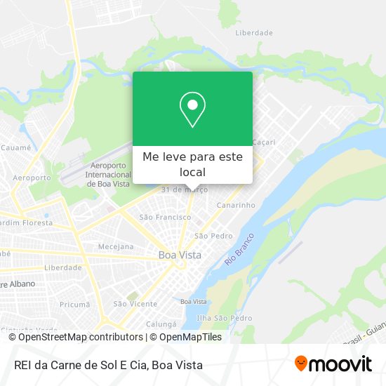 REI da Carne de Sol E Cia mapa