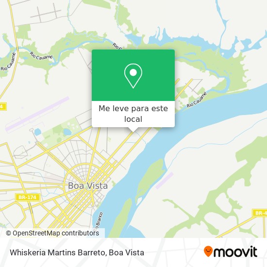 Whiskeria Martins Barreto mapa