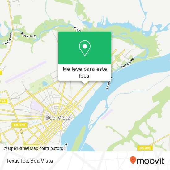 Texas Ice, Avenida Ville Roy, 5145 Aparecida Boa Vista-RR 69306-405 mapa