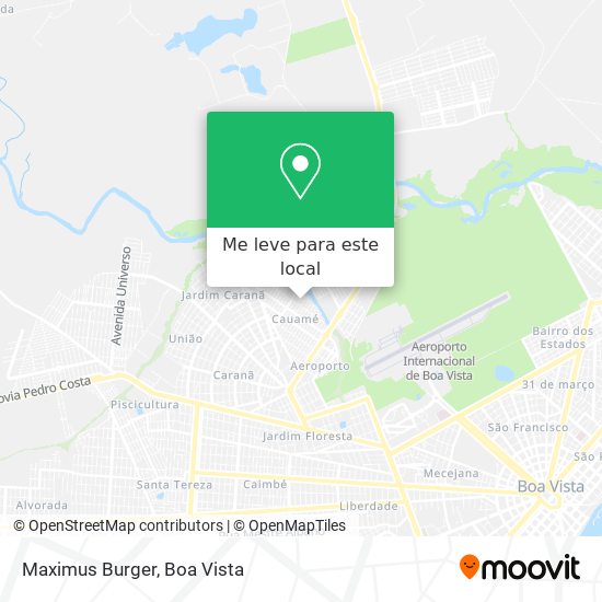 Maximus Burger mapa