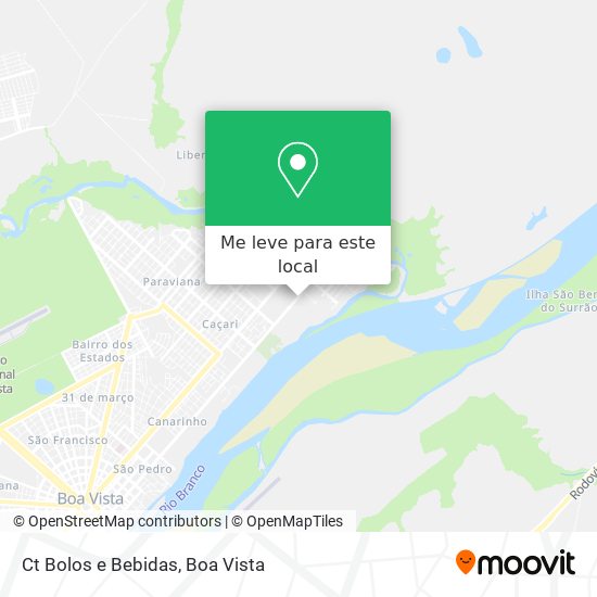 Ct Bolos e Bebidas mapa