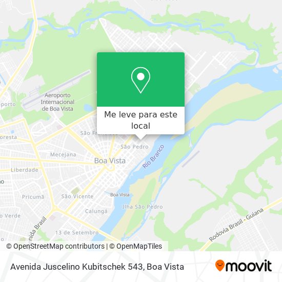 Avenida Juscelino Kubitschek 543 mapa