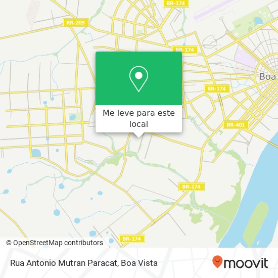 Rua Antonio Mutran Paracat mapa