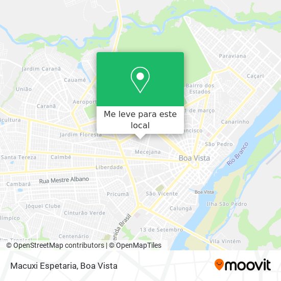 Macuxi Espetaria mapa