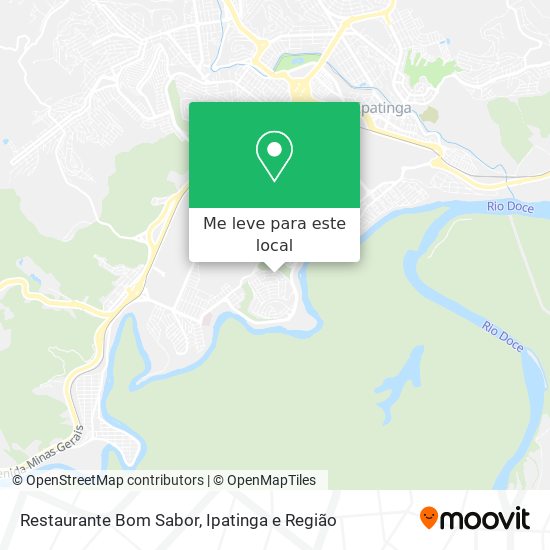 Restaurante Bom Sabor mapa