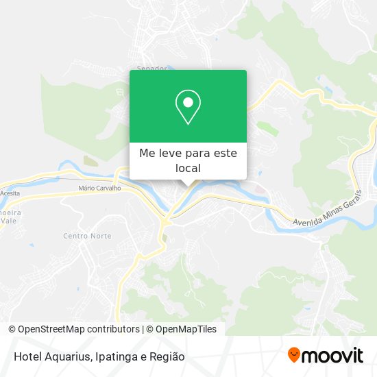 Hotel Aquarius mapa