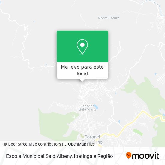 Escola Municipal Said Albeny mapa