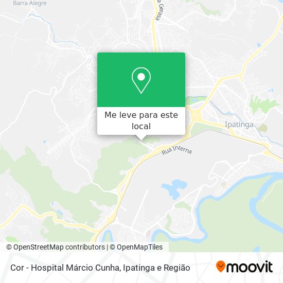 Cor - Hospital Márcio Cunha mapa