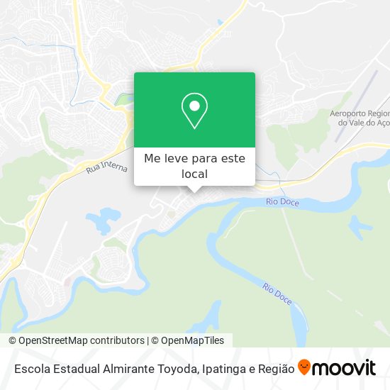 Escola Estadual Almirante Toyoda mapa