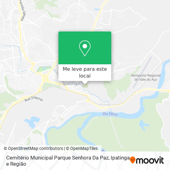 Cemitério Municipal Parque Senhora Da Paz mapa