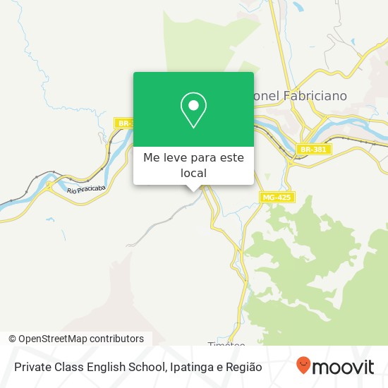 Private Class English School mapa