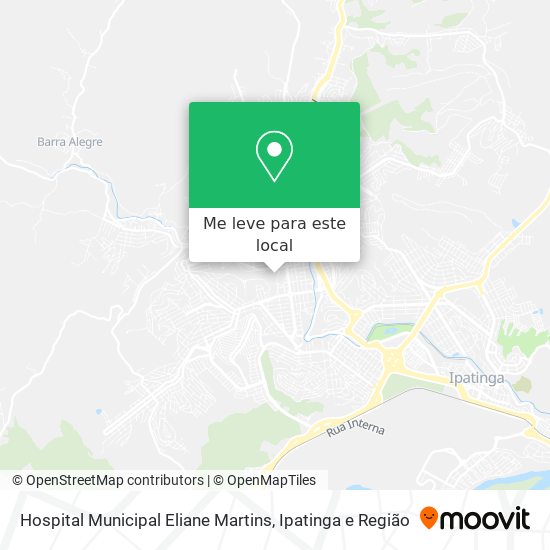 Hospital Municipal Eliane Martins mapa